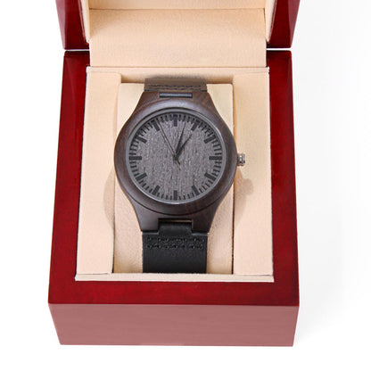 Adventures Together - Engraved Wooden Watch