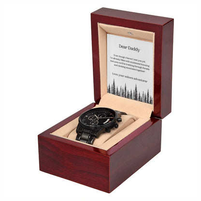 Dear Daddy - Trekking Through Forests - Metallic Watch and Message Card